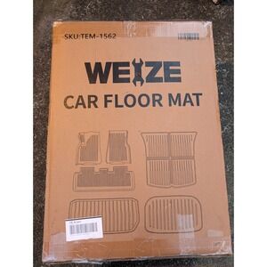 Floor Mats & Cargo Liners Fits Tesla Model Y 5-Seat 2021 - 2024 Set of 6 Mats